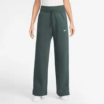Foot Locker Nike Phoenix Wide Broeken Dames - Groen - Maat XS aanbieding
