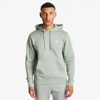 Foot Locker Nike Club Hoodies Heren - Groen - Maat XS aanbieding