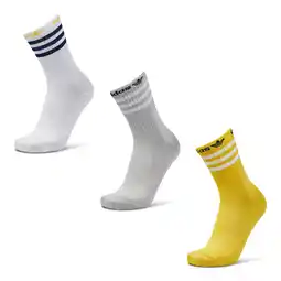 Foot Locker Adidas Crew 3 Pack Sokken Unisex - Grijs - Maat 43-45 - Katoen aanbieding