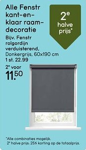 Leen Bakker Alle Fenstr kant-en- klaar raamdecoratie aanbieding