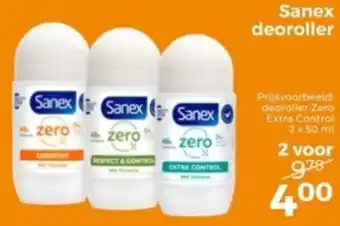 Trekpleister Sanex deoroller aanbieding