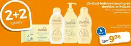 Trekpleister Zwitsal babyverzorging en doekjes enkelpak aanbieding