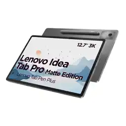 MediaMarkt LENOVO Idea Tab Pro matte display + Pen Plus - 12.7 inch - 128 GB - Grijs - Wifi + aanbieding