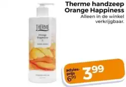 Trekpleister Therme handzeep Orange Happiness aanbieding