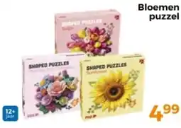 Trekpleister Bloemen puzzel aanbieding