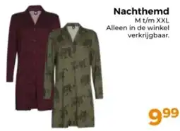Trekpleister Nachthemd aanbieding