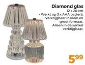 Trekpleister Diamond glas aanbieding