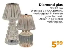 Trekpleister Diamond glas aanbieding