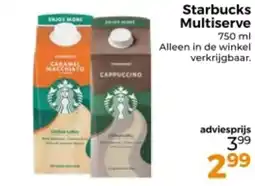 Trekpleister Starbucks Multiserve aanbieding