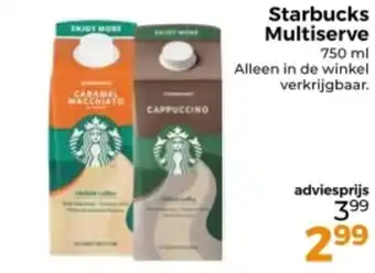 Trekpleister Starbucks Multiserve aanbieding