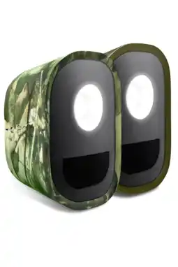MediaMarkt Netgear Arlo Light Hoesjes - Set Van 2 Groen/camouflage aanbieding