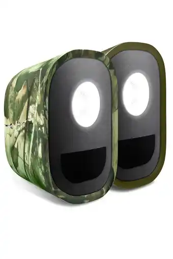MediaMarkt Netgear Arlo Light Hoesjes - Set Van 2 Groen/camouflage aanbieding