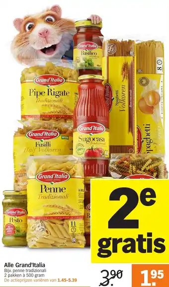 Albert Heijn Alle Grand'Italia aanbieding