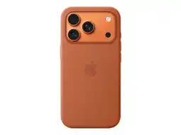 MediaMarkt Apple Silicone Magsafe Cover Voor Apple Iphone 17 Pro Terracotta aanbieding