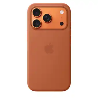 MediaMarkt Apple Silicone Magsafe Cover Voor Apple Iphone 17 Pro Terracotta aanbieding