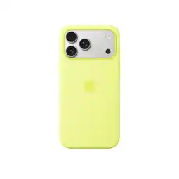 MediaMarkt Apple Silicone Magsafe Cover Voor Apple Iphone 17 Pro Max Neongeel aanbieding
