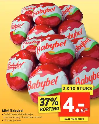 Lidl Mini Babybel aanbieding