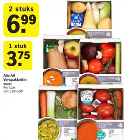 Albert Heijn Alle AH Verspakketten soep aanbieding