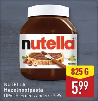 ALDI Nutella Hazelnootpasta aanbieding