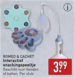 ALDI Romeo & Cachet Interactief Snackingspeeltje aanbieding