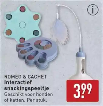 ALDI Romeo & Cachet Interactief Snackingspeeltje aanbieding