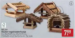 ALDI Belavi Houten vogelvoederhuisje aanbieding