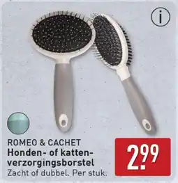 ALDI Romeo & Cachet Honden of kattenverzorgings borstel aanbieding