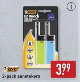 ALDI BiC 2 pack Aanstekers aanbieding