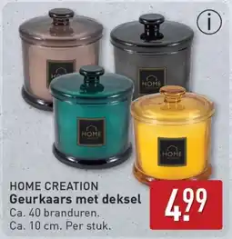 ALDI Home Creation Geurkaars met Deksel aanbieding