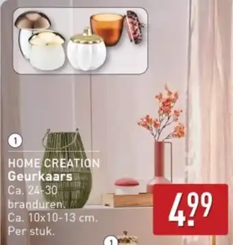 ALDI Home Creation Geurkaars aanbieding