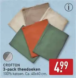 ALDI Crofton 3 Pack Theedoeken aanbieding