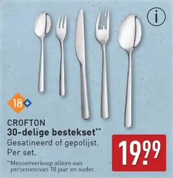 ALDI Crofton 30 Delige Bestekset aanbieding