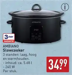 ALDI Ambiano Slowcooker aanbieding