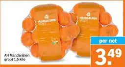 Albert Heijn AH Mandarijnen groot aanbieding
