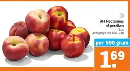 Albert Heijn AH Nectarines of perziken aanbieding