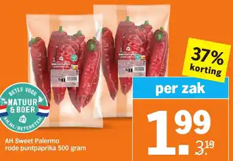 Albert Heijn AH Sweet Palermo rode puntpaprika aanbieding