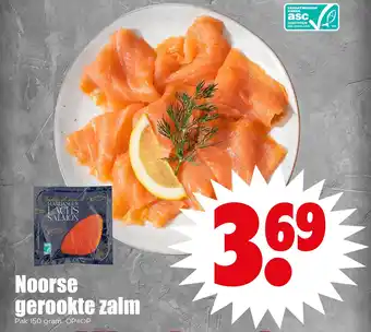 Dirk Noorse gerookte zalm aanbieding