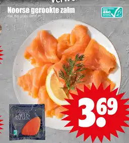 Dirk Noorse gerookte zalm aanbieding