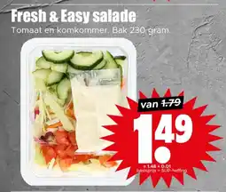 Dirk Fresh & Easy salade aanbieding