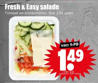 Dirk Fresh & Easy salade aanbieding