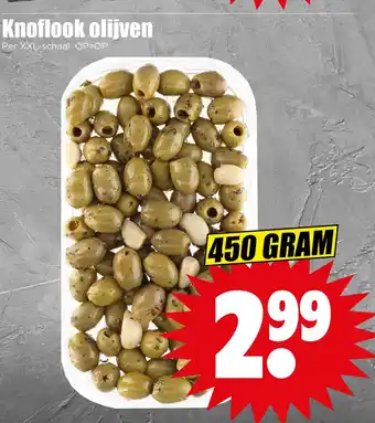 Dirk Knoflook olijven aanbieding
