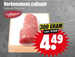 Dirk Varkenshaas culinair aanbieding