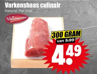 Dirk Varkenshaas culinair aanbieding