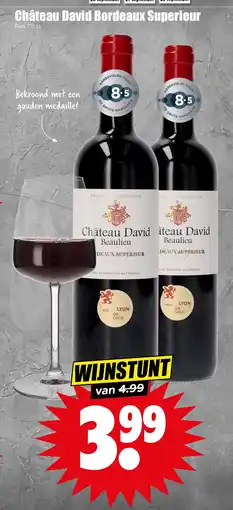 Dirk Château David Bordeaux Superieur aanbieding