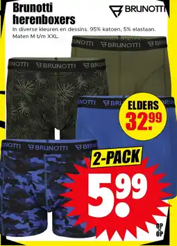 Dirk Brunotti herenboxers aanbieding