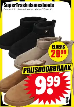 Dirk SuperTrash damesboots aanbieding