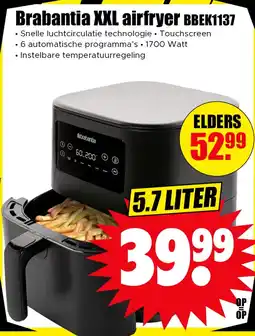Dirk Brabantia XXL airfryer aanbieding