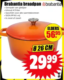 Dirk Brabantia braadpan aanbieding