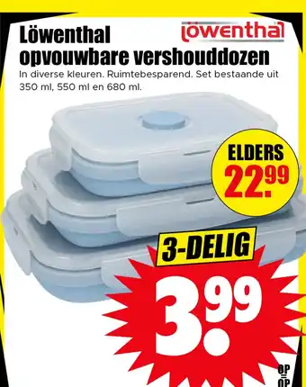 Dirk Löwenthal opvouwbare vershouddozen aanbieding