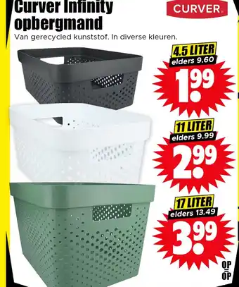 Dirk Curver Infinity opbergmand aanbieding